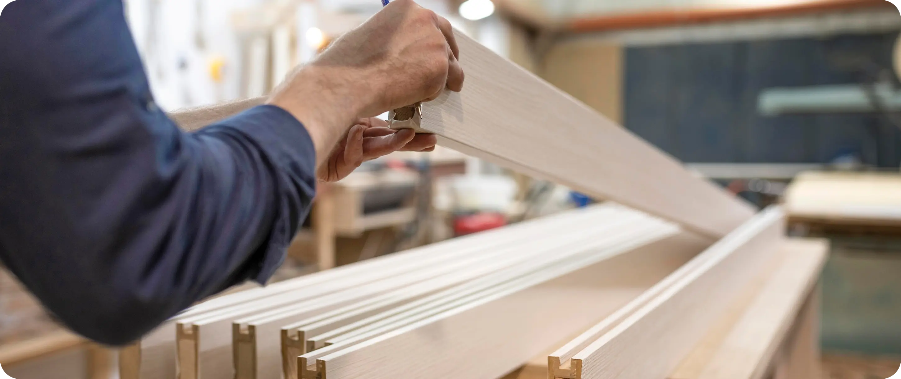 Technician handling pipe equipment