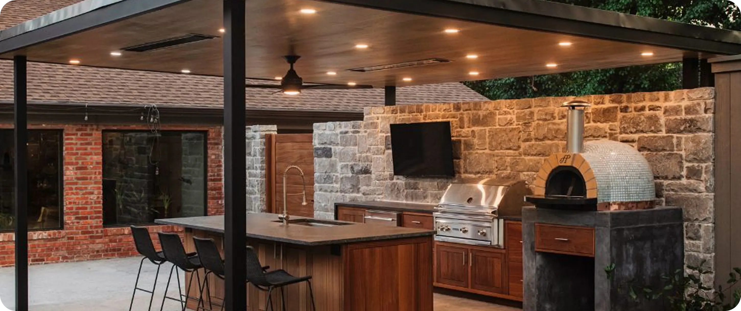 Technician handling pipe equipment